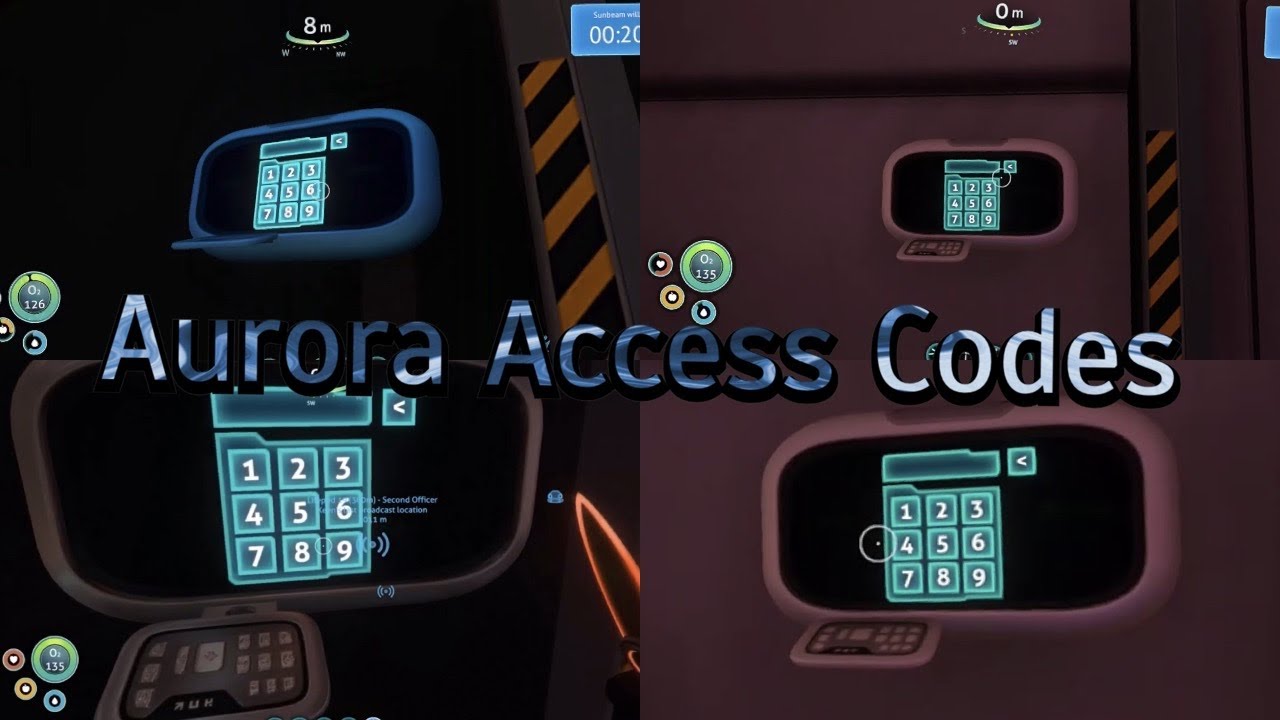Subnautica Aurora Codes